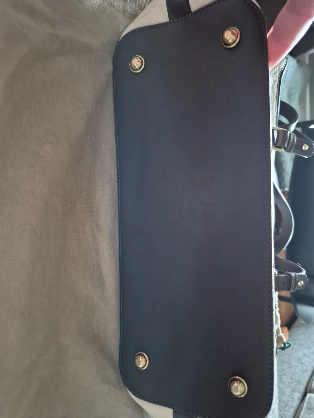 Brahmin embossed metal tote